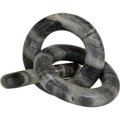 Circlet Round Gray Marble Chain by Worlds Away. Made from unique in a unique style.