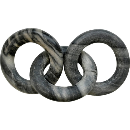 Circlet Round Gray Marble Chain by Worlds Away. Made from unique in a unique style.