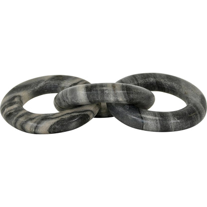 Circlet Round Gray Marble Chain by Worlds Away. Made from unique in a unique style.