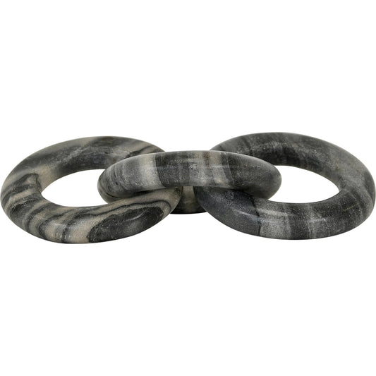 Circlet Round Gray Marble Chain by Worlds Away. Made from unique in a unique style.