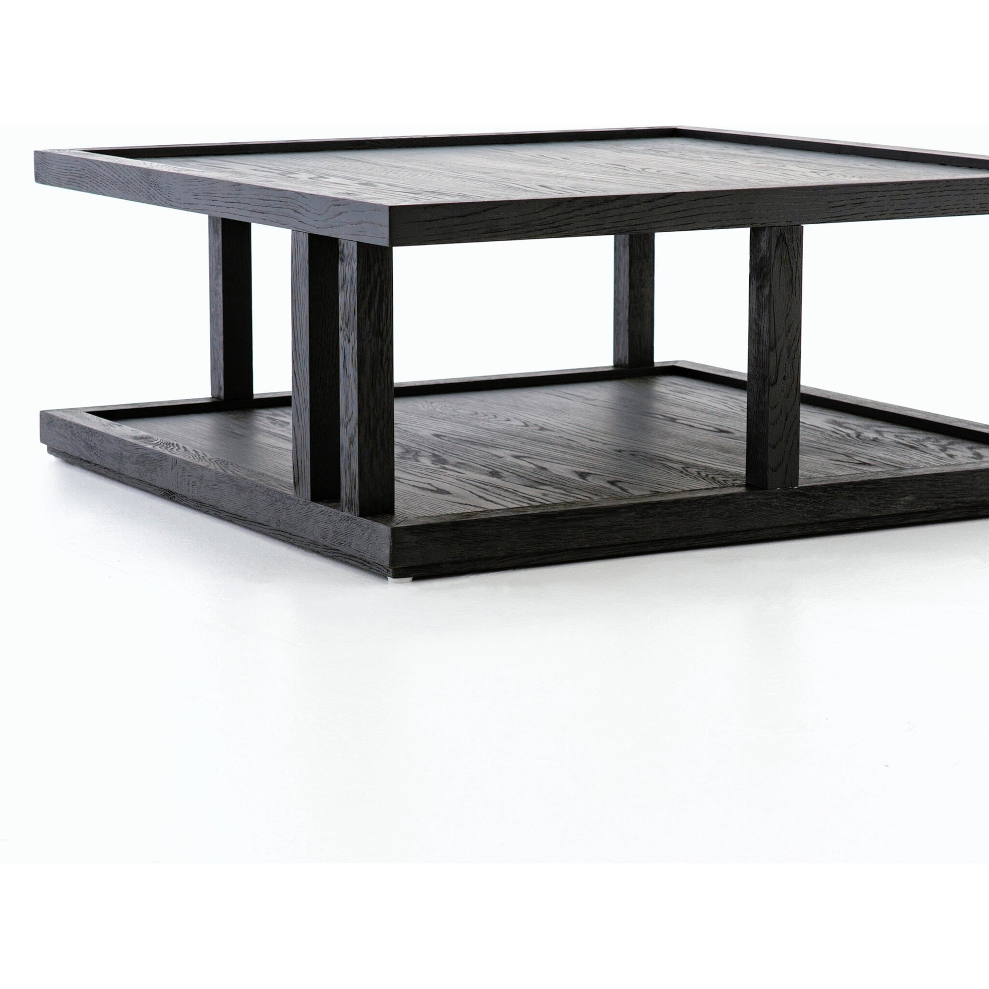Charley Coffee Table by Four Hands. Made from oak veneer, solid oak in a modern style.