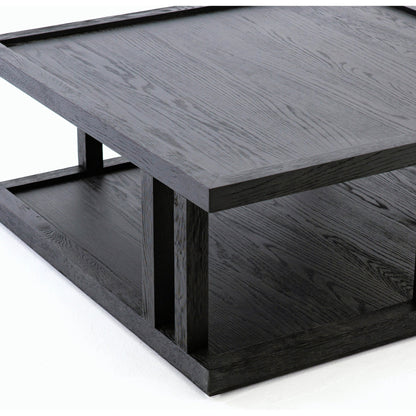 Charley Coffee Table by Four Hands. Made from oak veneer, solid oak in a modern style.