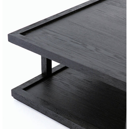 Charley Coffee Table by Four Hands. Made from oak veneer, solid oak in a modern style.