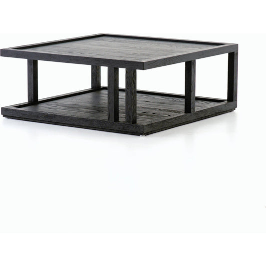 Charley Coffee Table by Four Hands. Made from oak veneer, solid oak in a modern style.