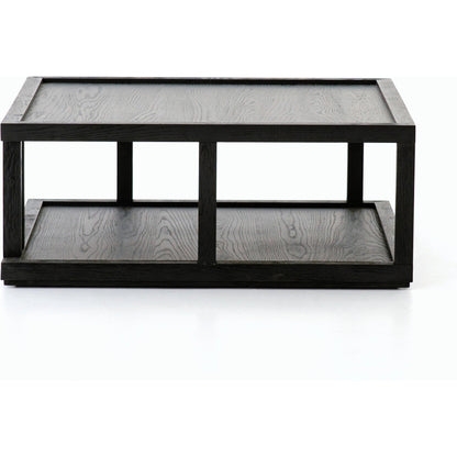 Charley Coffee Table by Four Hands. Made from oak veneer, solid oak in a modern style.