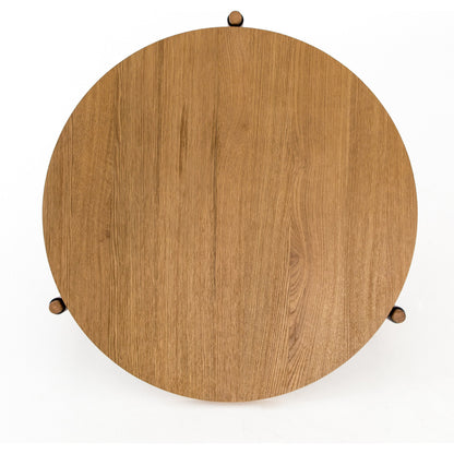 Holmes Coffee Table by Four Hands in smoked drift oak. Made from oak veneer, solid oak, iron in a modern style.