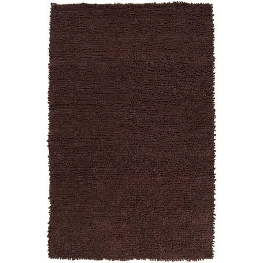 Cirrus Rug - 265 by Surya in dark brown. Made from 100% new zealand felted wool in a unique style.