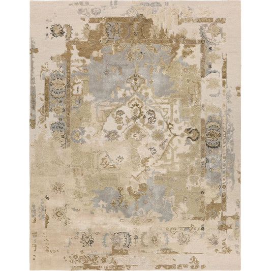 Citrine CIT22 Rug by Jaipur Living in tan, gray. Made from 65% wool 25% viscose 10% cotton in a unique style.