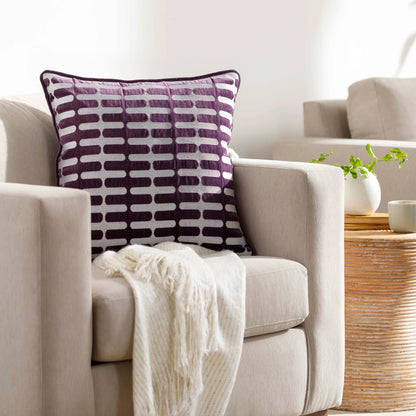 Connecticut Pillow - 485978 by Surya. Made from front: 100% cotton, back: 100% cotton in a modern style.