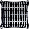 Jet Black, Slate, Sage / Down Feather / 18" x 18"