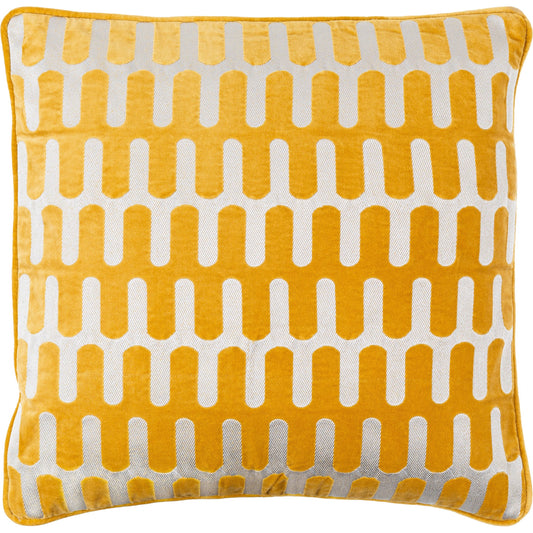 Connecticut Pillow - 485991 by Surya. Made from front: 100% cotton, back: 100% cotton in a modern style.