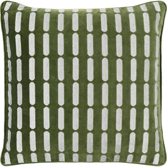Connecticut Pillow - 486004 by Surya. Made from front: 100% cotton, back: 100% cotton in a modern style.