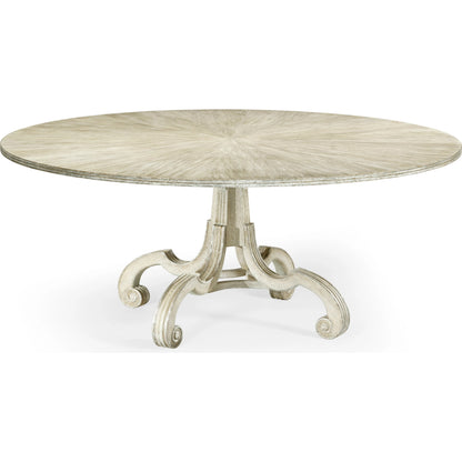 William Yeoward Lacock Table in Venetian White Oak by Jonathan Charles in white and venetian white oak. Made from oak in a cottage & farmhouse style.