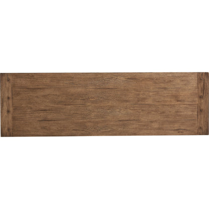 Tamarisk Dresser by Jonathan Charles in medium spain walnut. Made from main acacia in a unique style.