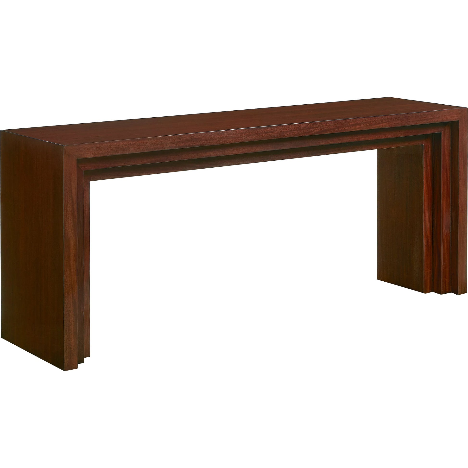Aries Console by Maitland-Smith in belgian chocolate. Made from unique in a transitional style.