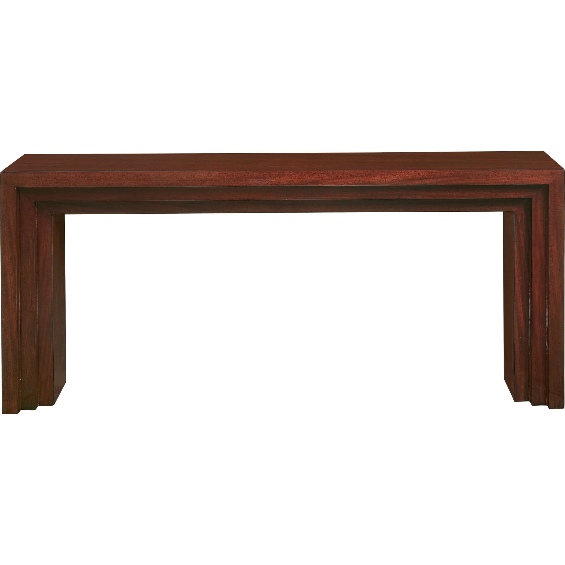 Aries Console by Maitland-Smith in belgian chocolate. Made from unique in a transitional style.