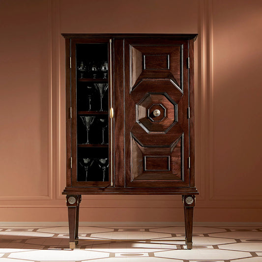 Cesar Bar Cabinet by Maitland-Smith. Made from unique in a traditional style.
