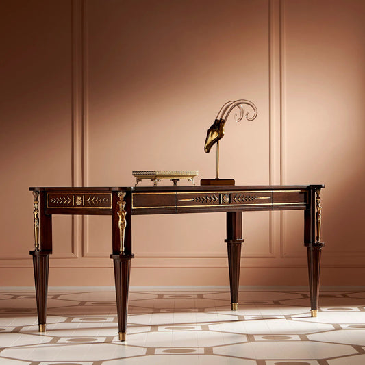 Athena Desk by Maitland-Smith. Made from unique in a traditional style.