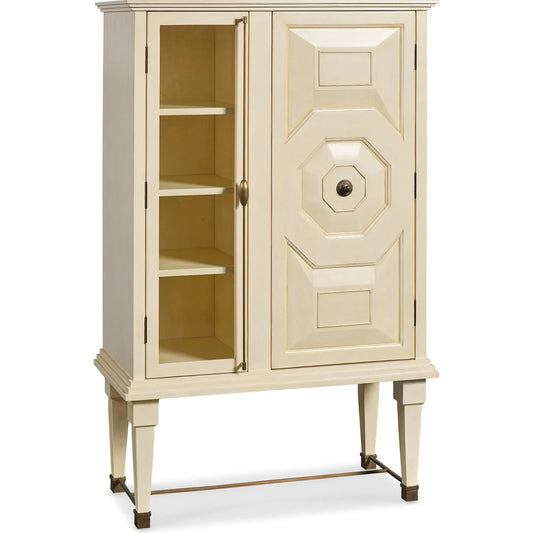 Art Bar Cabinet by Maitland-Smith in antique white. Made from unique in a unique style.