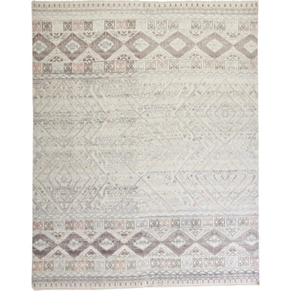Payton Transitional Diamond Rug - 6495F by Feizy. Made from viscose, wool in a unique style.