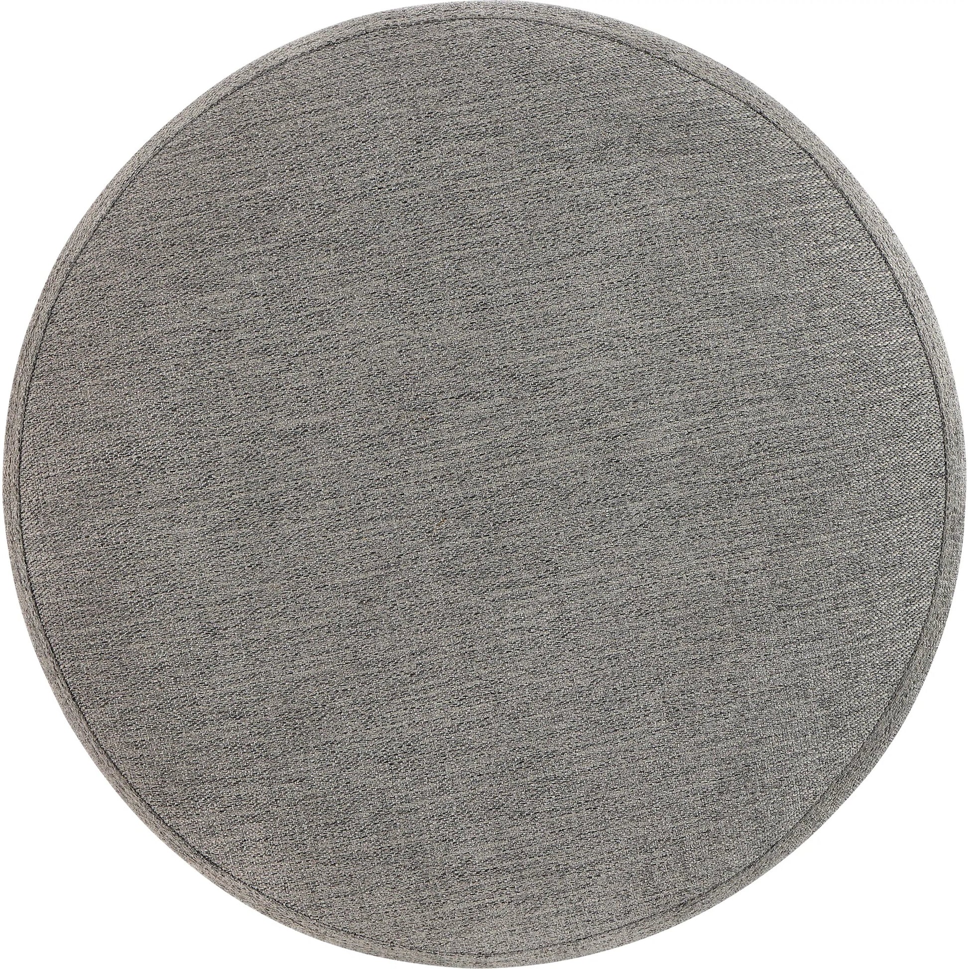Linea Round Bench by Bernhardt. Made from white oak veneers, fabric in a transitional style.