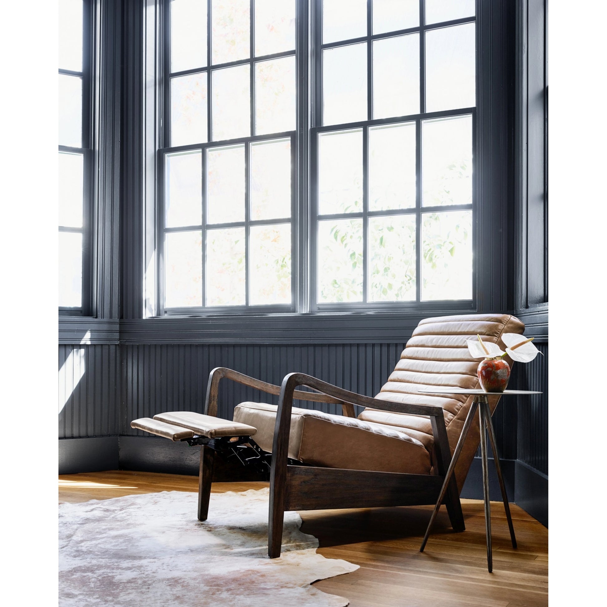 Chance Recliner by Four Hands. Made from unique in a transitional style.