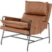 Taryn Chair by Four Hands. Made from top grain leather, iron, 100% polyester in a modern style.