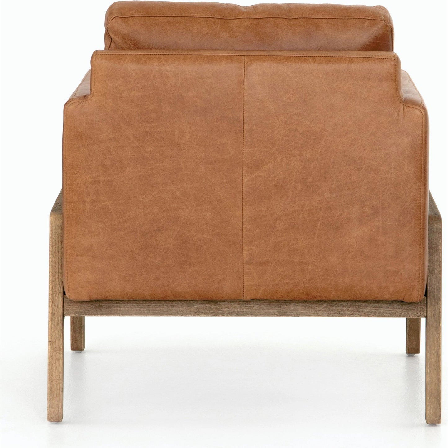 020 SR-809860 | Additional Silo | Diana Chair by Four Hands in sonoma butterscotch. Made from top grain leather, solid parawood, 100% polyester in a modern style.