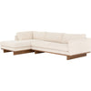 Irving Taupe, Antique Cocoa / 70" / Left Chaise