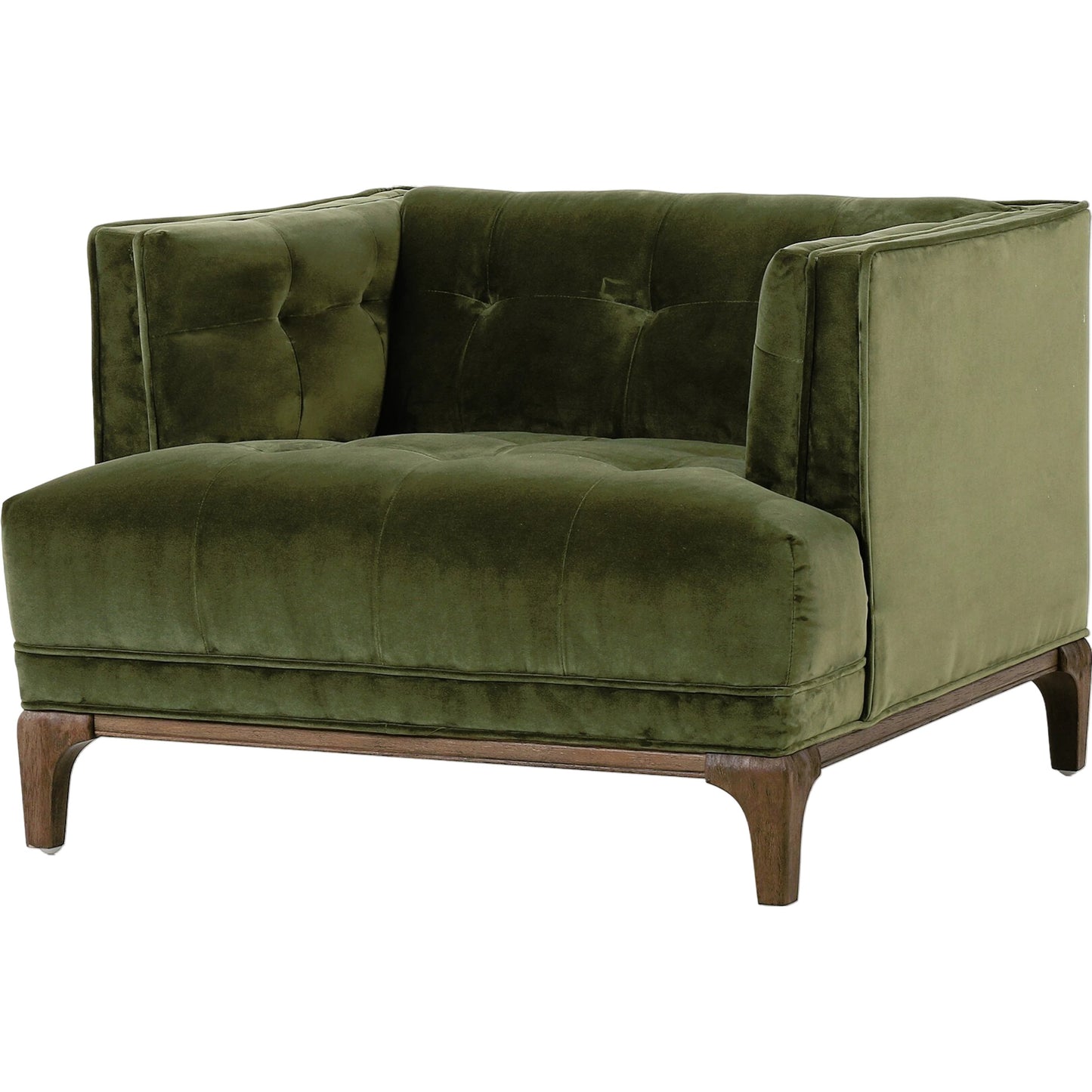 003 SI-2001232 | Primary Silo | Dylan Chair by Four Hands in sapphire olive, aspen grey. Made from 92% polyester, 5% cotton, 3% latex, solid parawood, 100% polyester in a modern style.