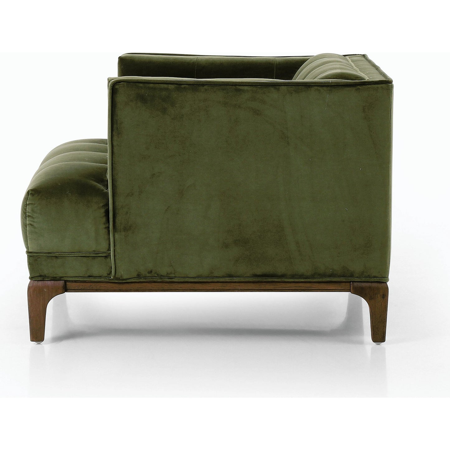 011 SI-2001232 | Additional Silo | Dylan Chair by Four Hands in sapphire olive, aspen grey. Made from 92% polyester, 5% cotton, 3% latex, solid parawood, 100% polyester in a modern style.