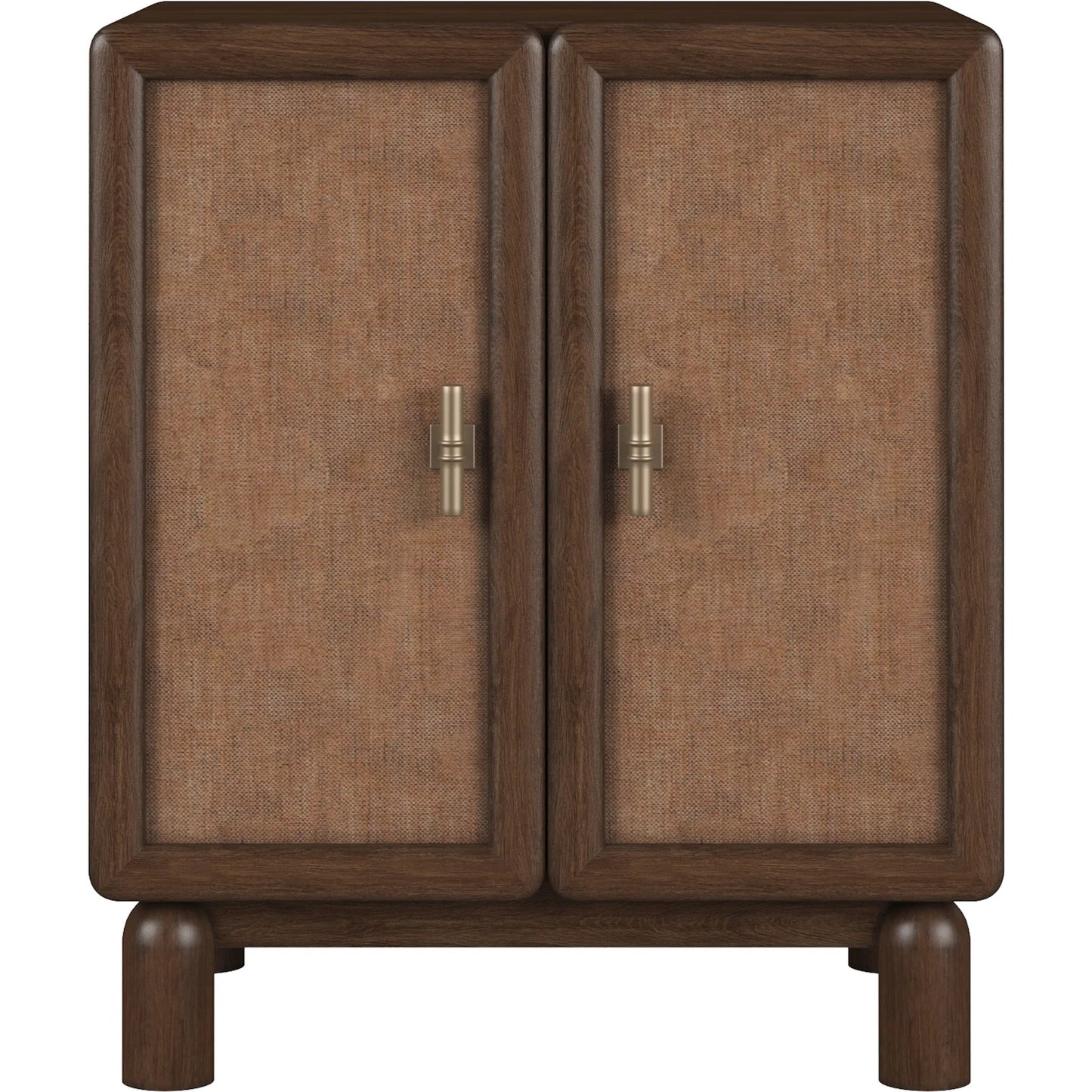 002 SI-2514209 | Additional Silo | Verge Door Nightstand by A.R.T. Furniture in handcrated walnut. Made from poplar solids, flat cut walnut veneers in a traditional style.