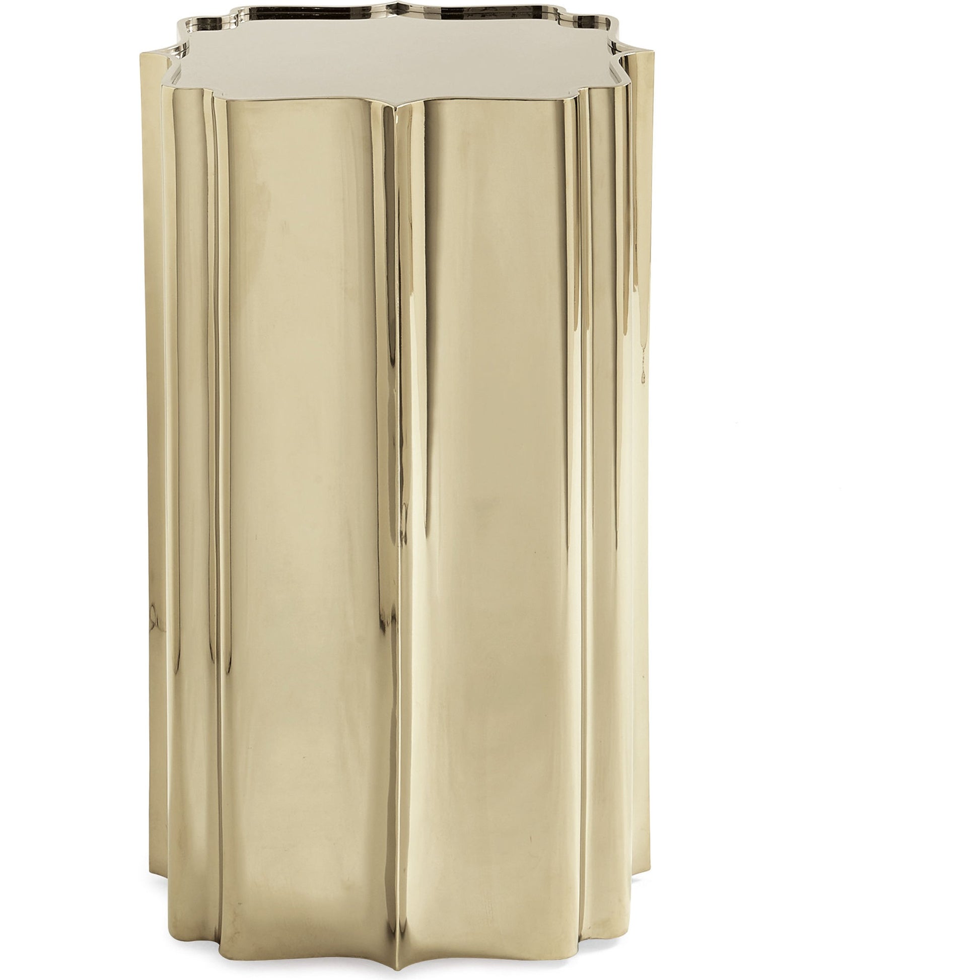 Good as Gold Side Table by Caracole. Made from metal in a modern style.