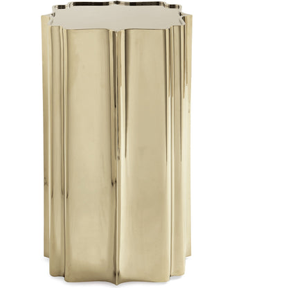 Good as Gold Side Table by Caracole. Made from metal in a modern style.