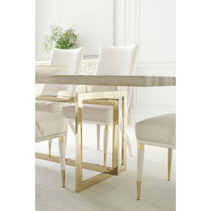 Wish You Were Here Dining Table by Caracole. Made from unique in a transitional style.