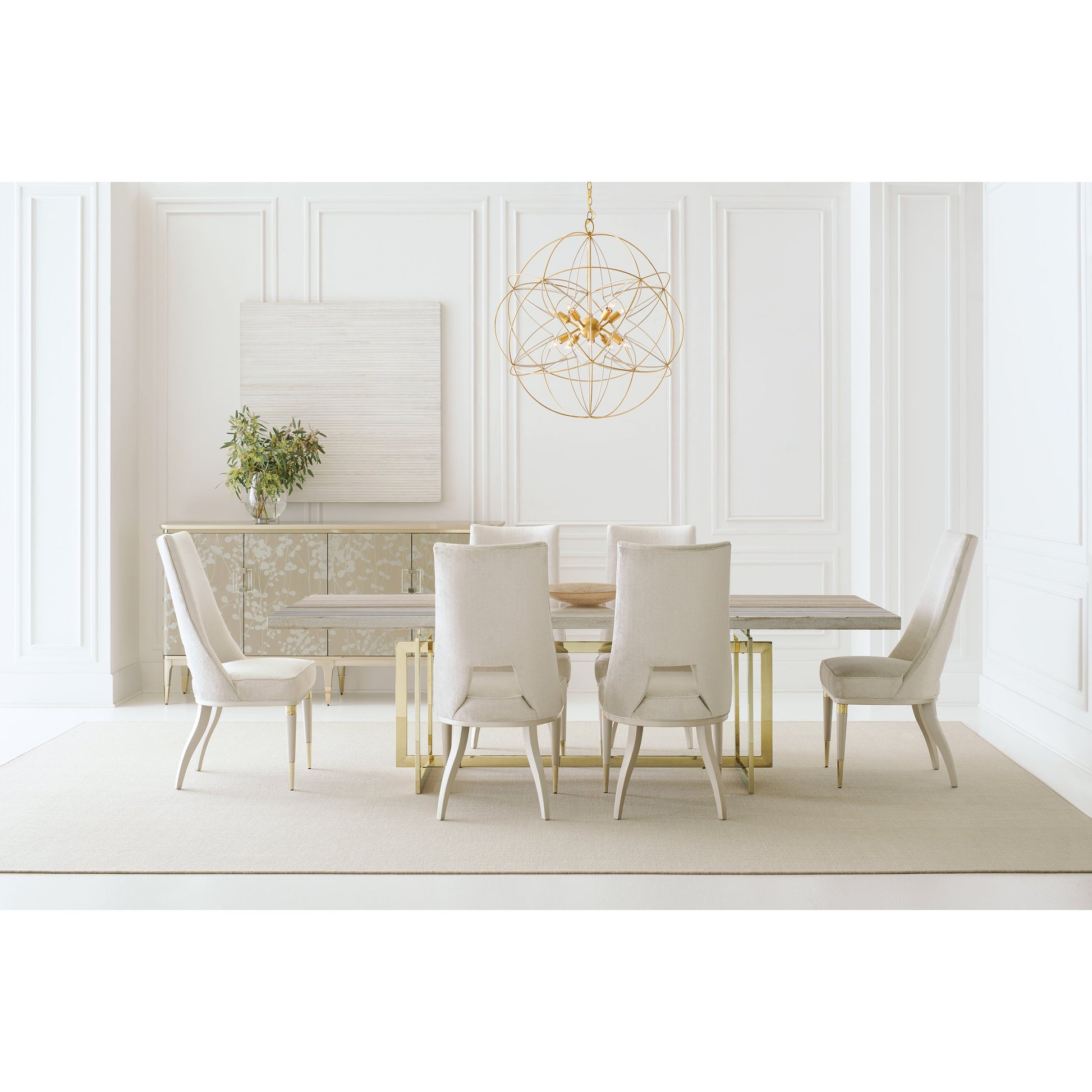 Wish You Were Here Dining Table by Caracole. Made from unique in a transitional style.