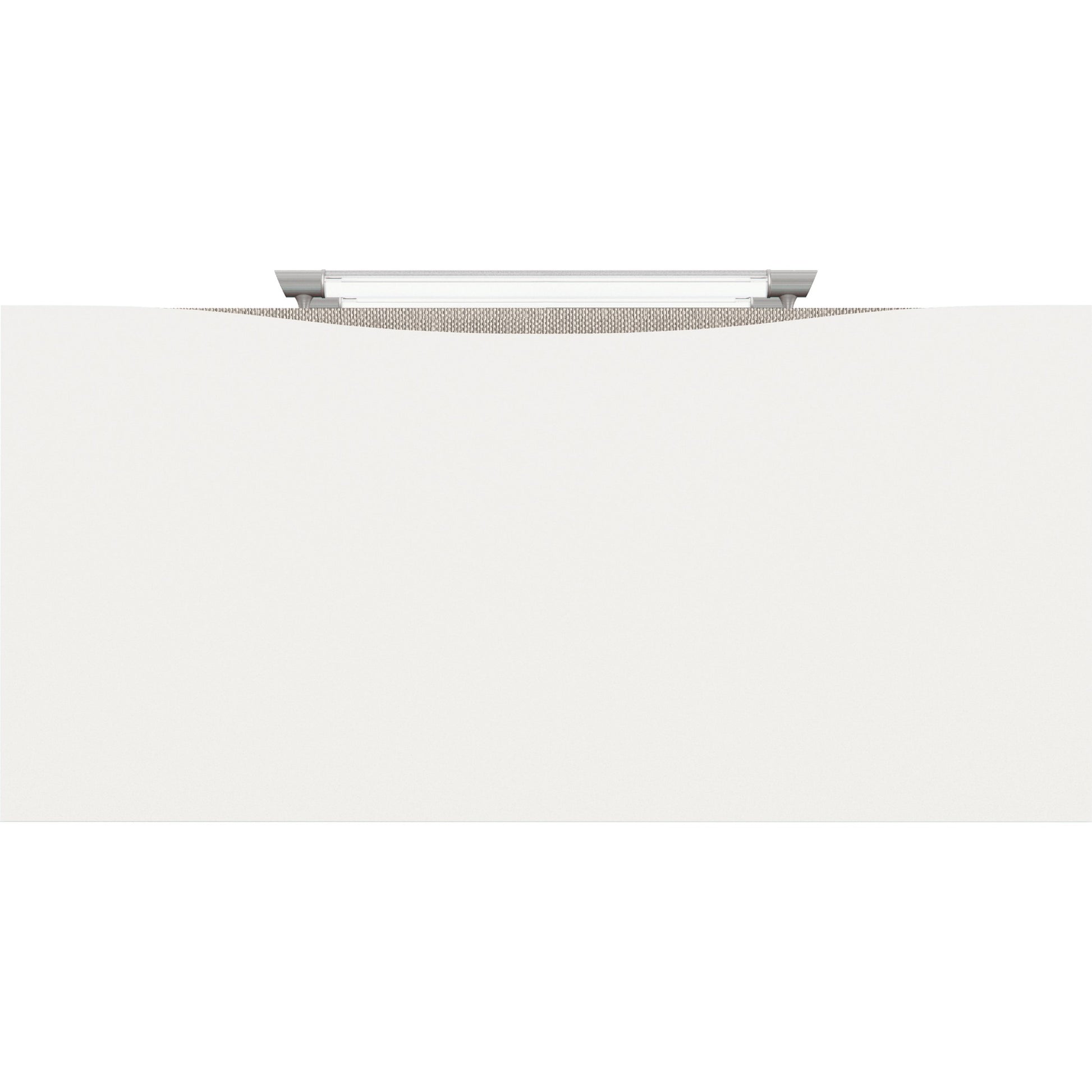A Clear Touch Nightstand by Caracole in silver, acrylic, nickel and sun kissed silver, satin nickel. Made from ash, raffia in a modern style.