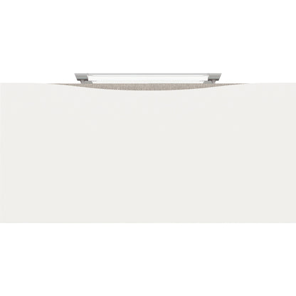 A Clear Touch Nightstand by Caracole in silver, acrylic, nickel and sun kissed silver, satin nickel. Made from ash, raffia in a modern style.