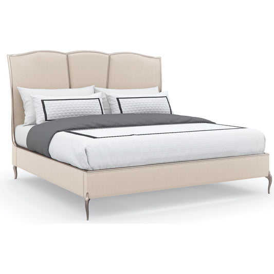 Un-Deux-Trois by Caracole in natural and soft silver. Made from asian hardwood, metal in a transitional style.