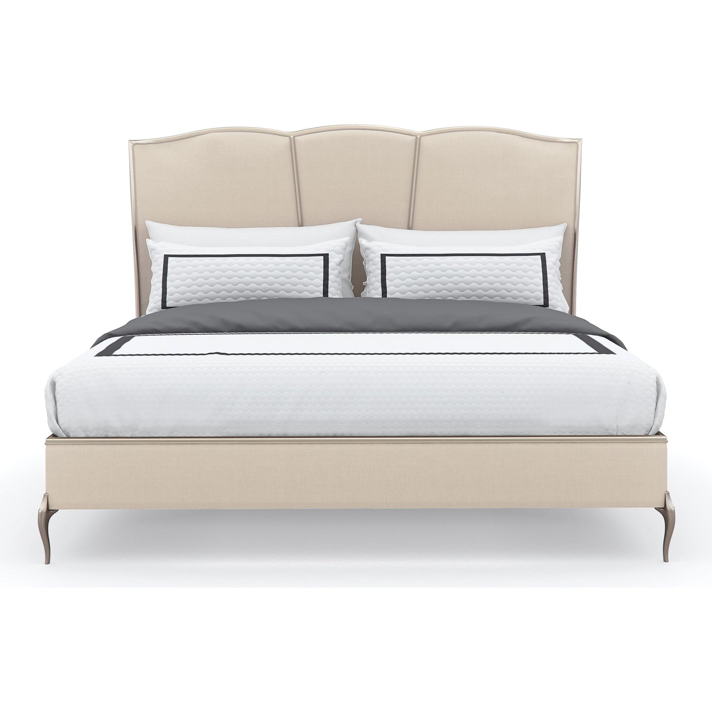 001 SI-1756701 | Additional Silo | Un-Deux-Trois by Caracole in natural and soft silver. Made from asian hardwood, metal in a transitional style.