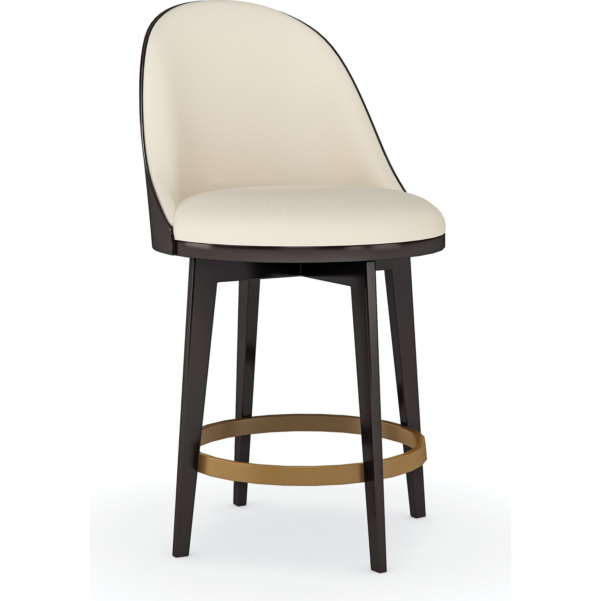 Another Round Counter Stool by Caracole. Made from birch in a transitional style.