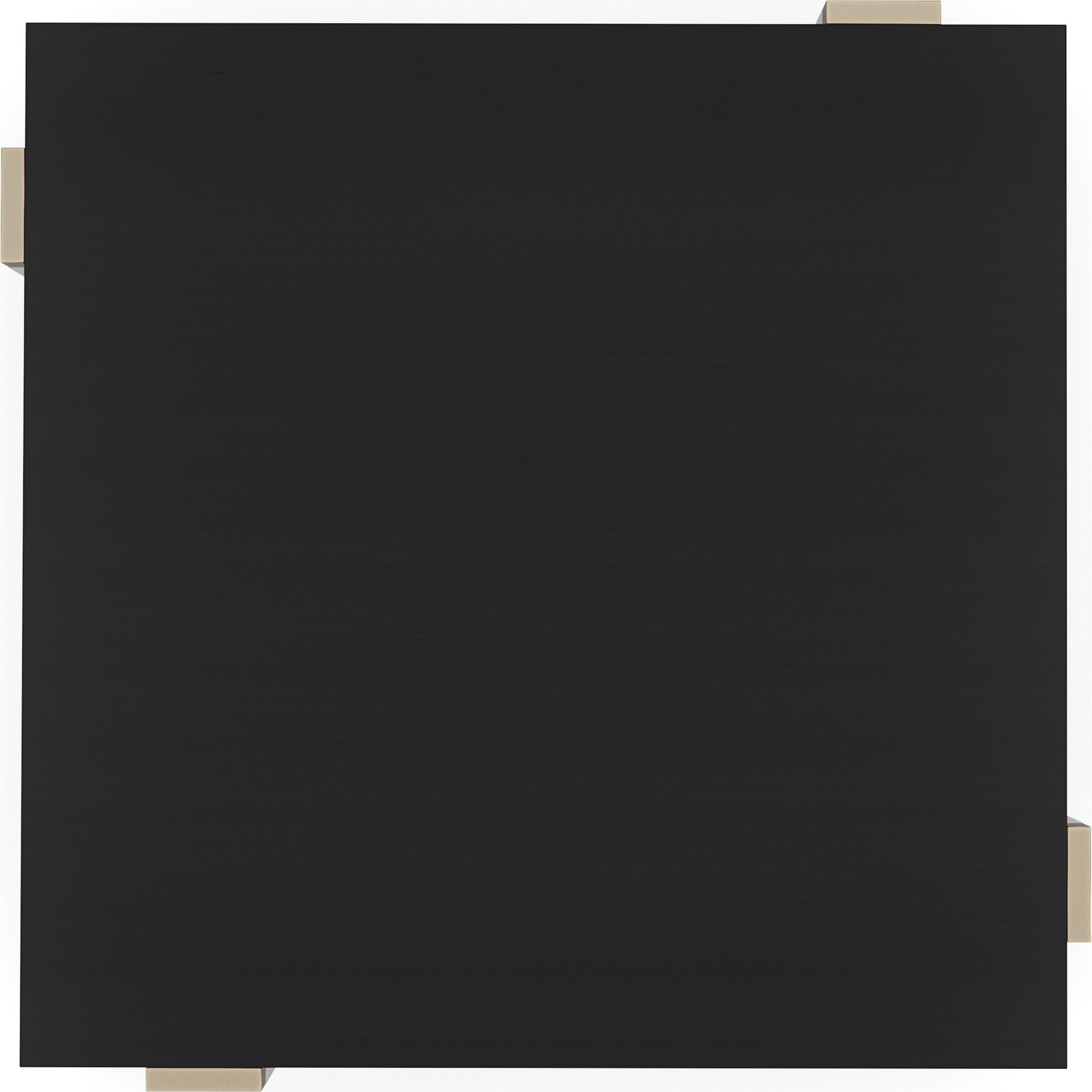 I'll Take The Corner Table by Caracole in tuxedo black, whisper of gold and tuxedo black, whisper of gold. Made from birch, acrylic, maple in a modern style.