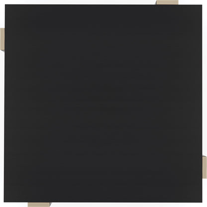 I'll Take The Corner Table by Caracole in tuxedo black, whisper of gold and tuxedo black, whisper of gold. Made from birch, acrylic, maple in a modern style.