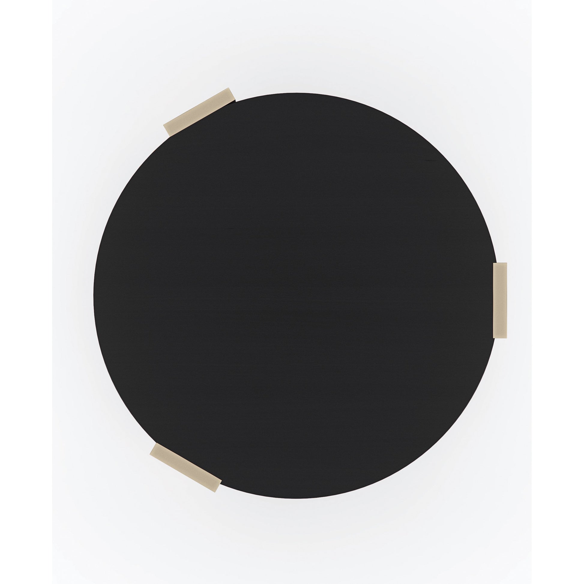 Go Around It End Table by Caracole in tuxedo black, whisper of gold and tuxedo black, whisper of gold. Made from birch, acrylic, maple in a modern style.