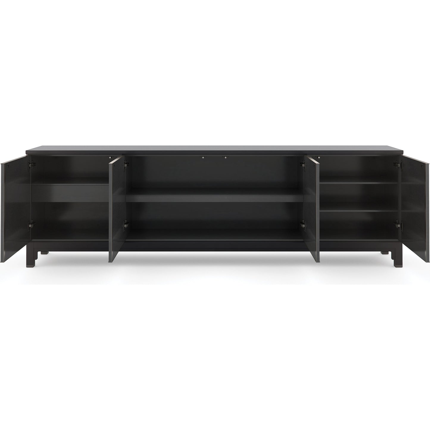 004 SI-1756660 | Additional Silo | Mosaic Sideboard by Caracole in ebony and satin ebony, deep bronze. Made from birch, maple in a eclectic & global style.