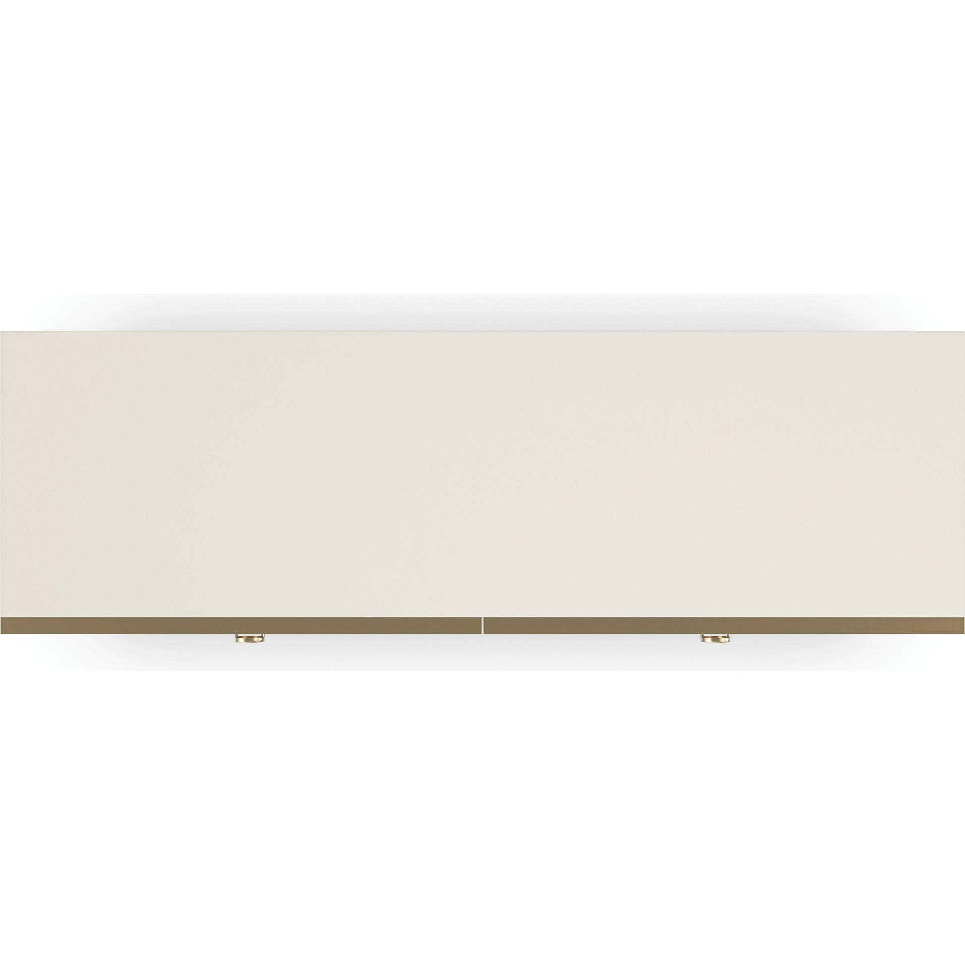 Bedrock Dresser by Caracole in almond milk, champagne gold. Made from poplar, stone in a modern style.