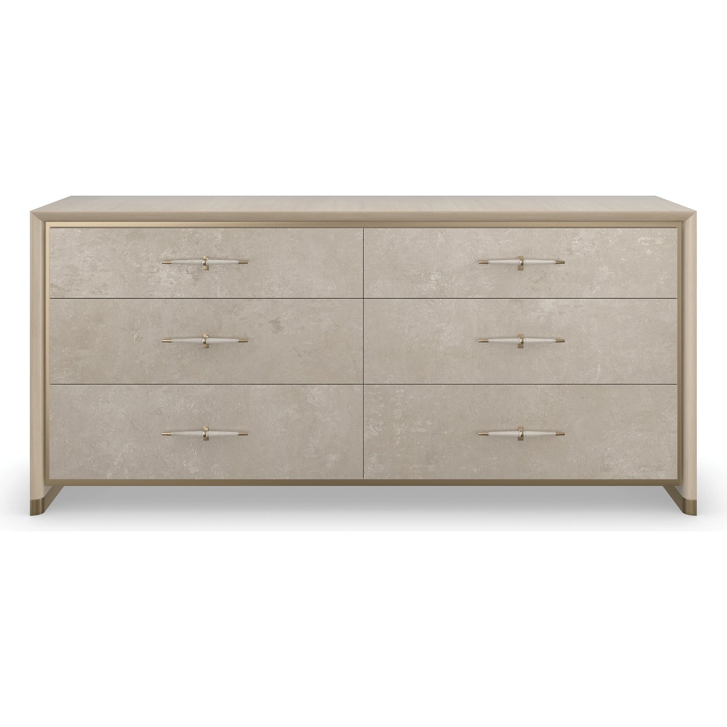 002 SI-2095907 | Additional Silo | Hang Up Dresser by Caracole in dry martini, winter frost, brushed gold. Made from asian hardwood, koto in a modern style.