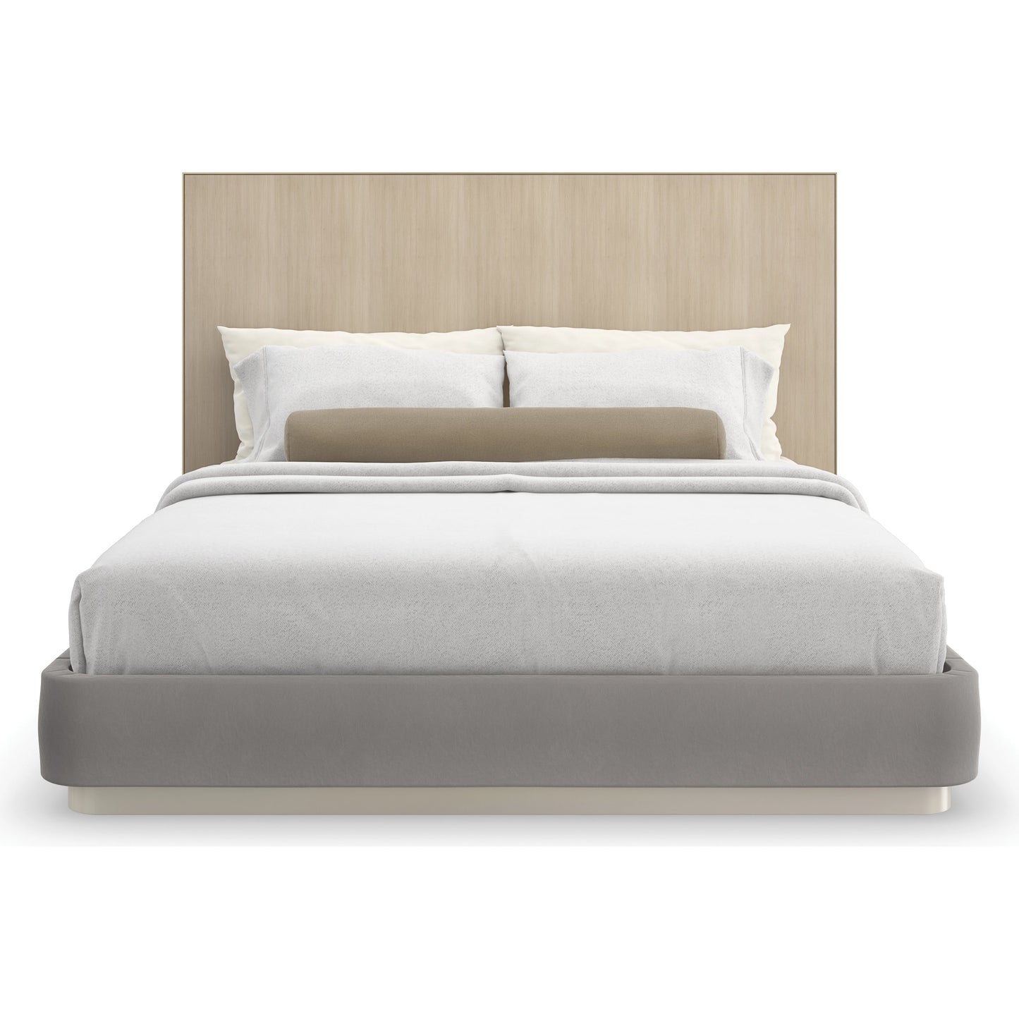 005 SI-2095926 | Additional Silo | Dream Chaser Bed by Caracole in dry martini, cloud, brushed gold. Made from poplar, koto in a modern style.