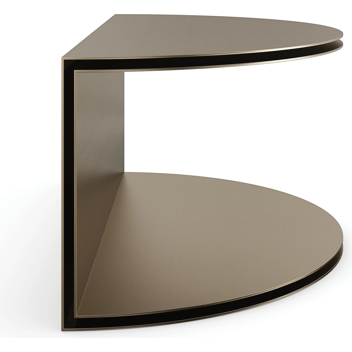 003 SI-2095935 | Additional Silo | All Together Cocktail Table by Caracole in champagne gold. Made from metal in a modern style.