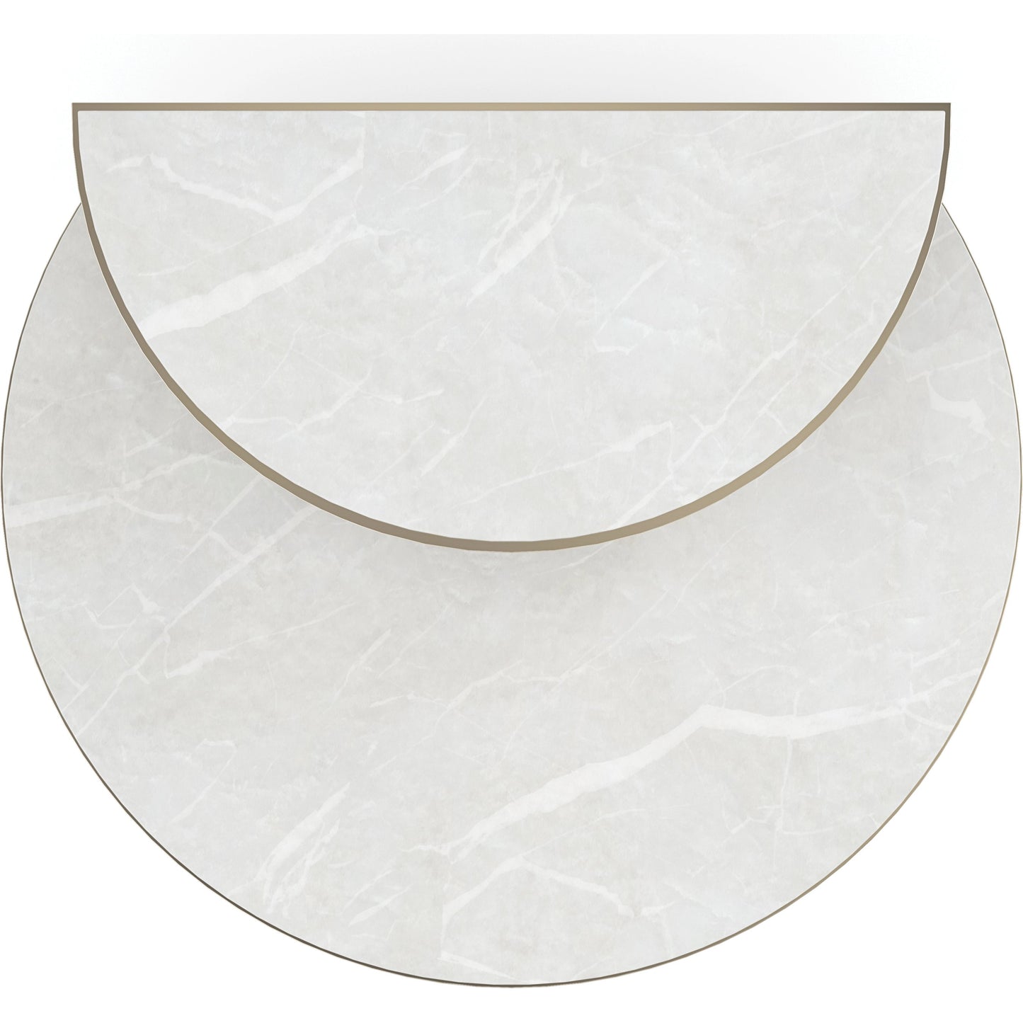 005 SI-2095938 | Additional Silo | Touche' Light End Table by Caracole in white rhino and whisper of gold. Made from unique in a modern style.